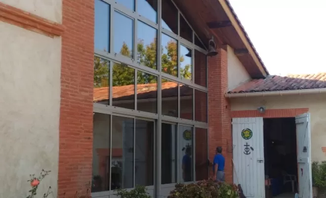 Détail du chantier Façade vitrée aluminium par ALU PROJECT à Montauban