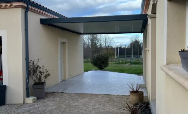 Pergola aluminium - photo 3 du chantier ALU PROJECT en Tarn-et-Garonne