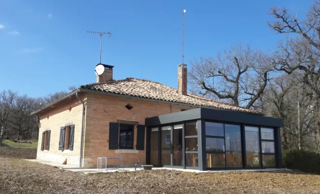Détail du chantier Véranda aluminium par ALU PROJECT à Caussade