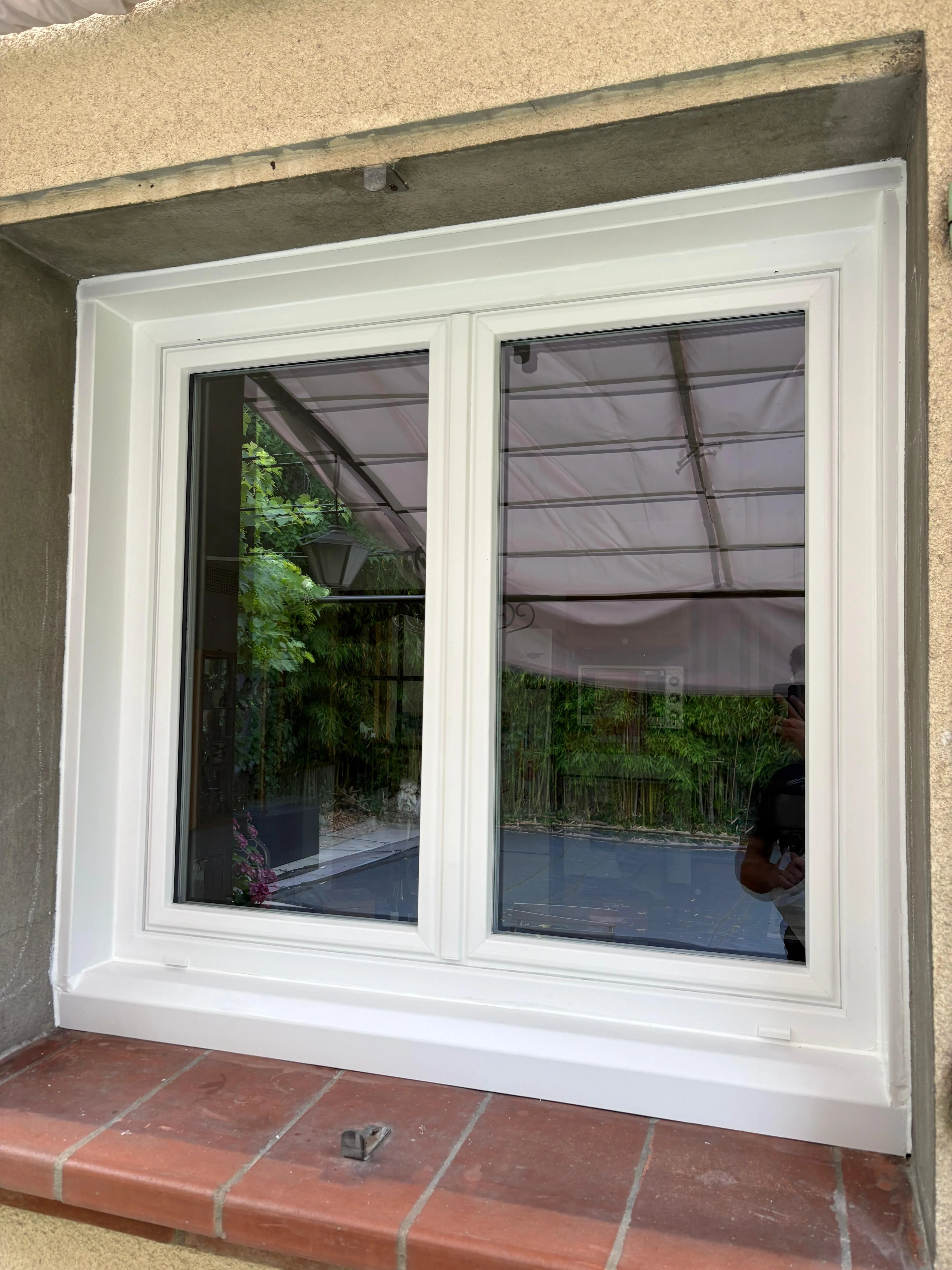 Fenêtre PVC intégrée dans une façade à Montauban