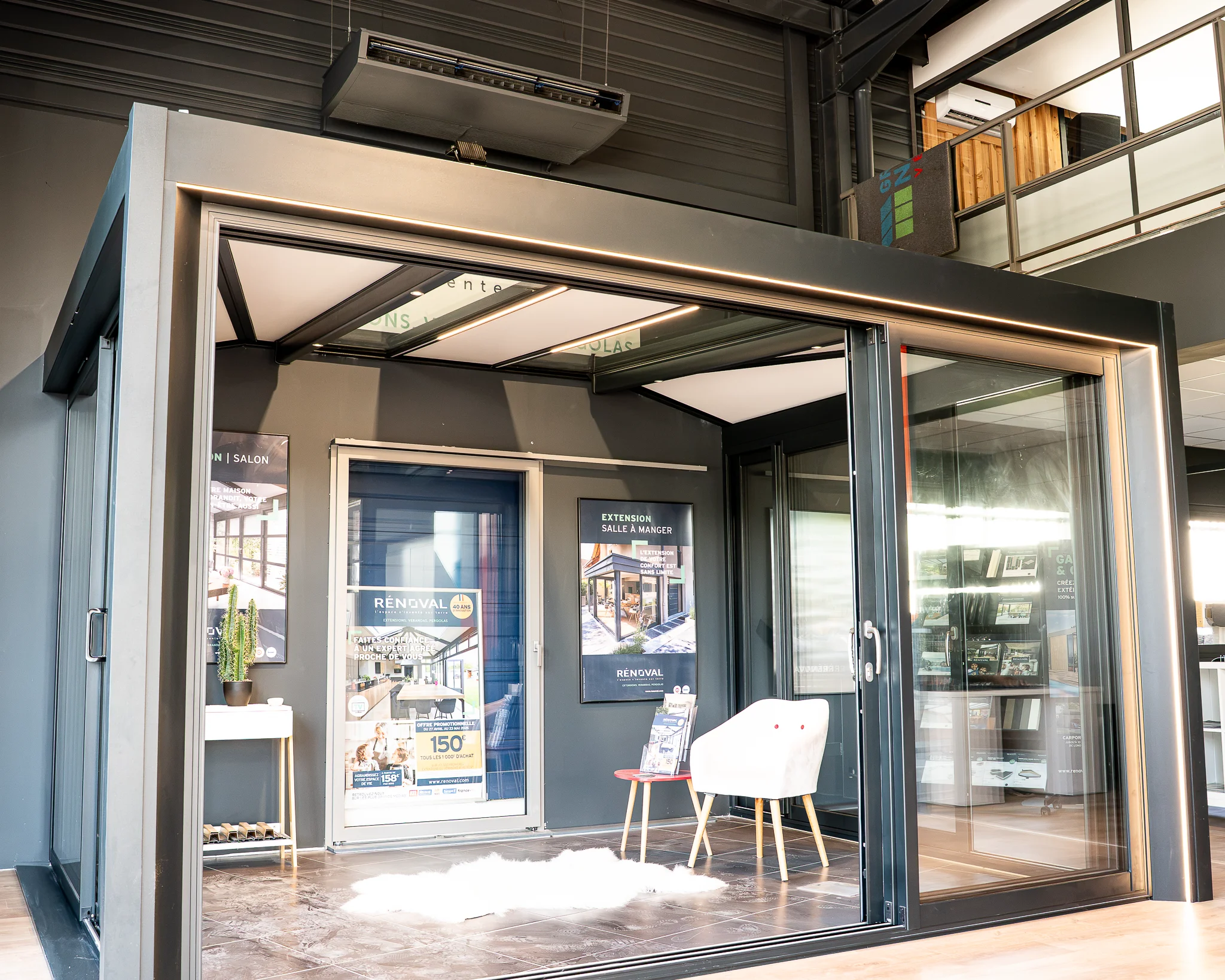 Vérandas présentés dans le showroom ALU PROJECT à Nègrepelisse — vue 4