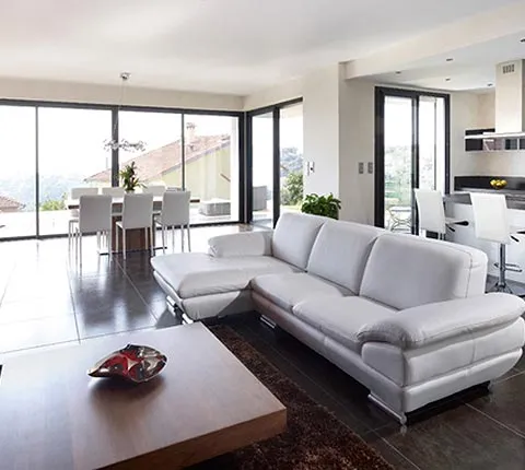 Baie vitrée aluminium sur mesure